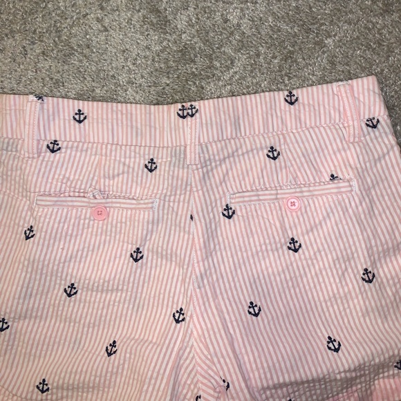 British Khaki Pink & Blue Anchor Shorts size 4 - Picture 10 of 10